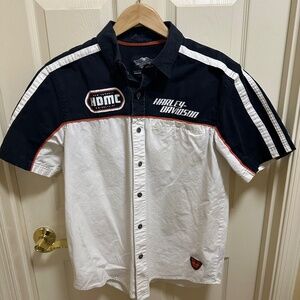 Harley-Davidson Vented Riding Button Shirt Large